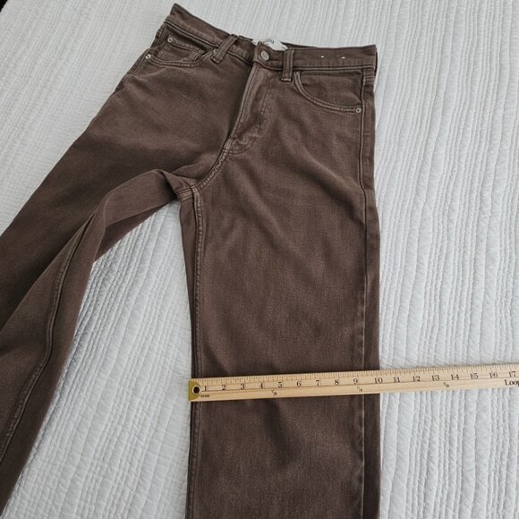 Hollister Baggy Jeans Men's 29x30 High-Rise Brown Denim Vintage EUC Wide Leg - Picture 12 of 15